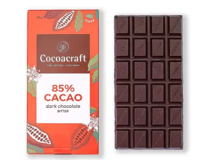 Cocoacraft 85% Dark Chocolate Bar