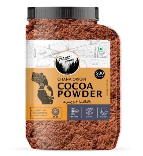 Forest Found Unsweetened Dark Cocoa Powder