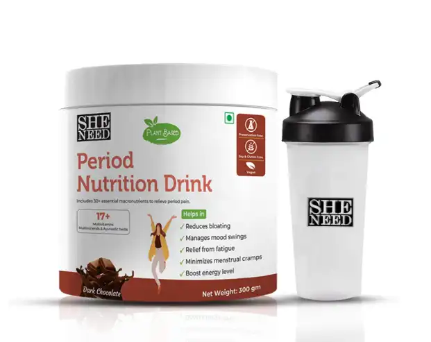 SheNeed Plant Based Period Nutrition Drink For Women