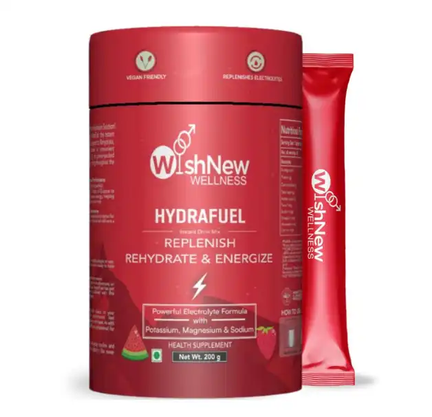 WishNew Wellness HydraFuel: Prime Electrolyte Energy Workout Drink Mix