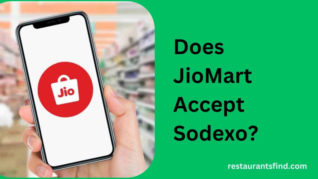 Does JioMart Accept Sodexo