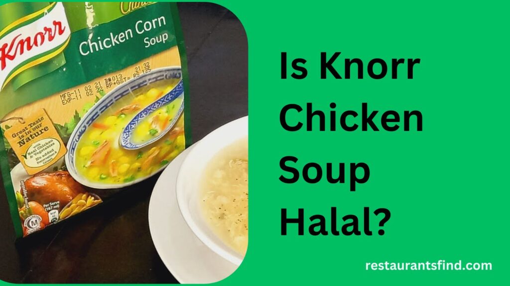 Is Knorr Chicken Soup Halal