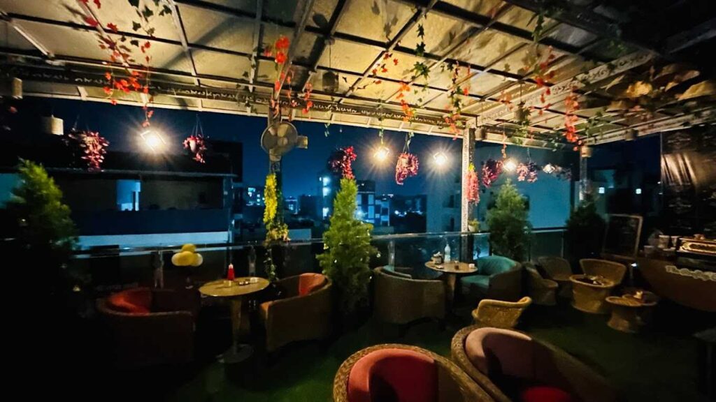 Skyview rooftop cafe indore